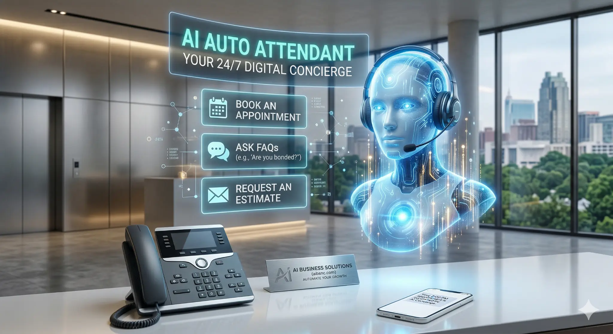 AI Auto Attendant — Your 24/7 Digital Concierge